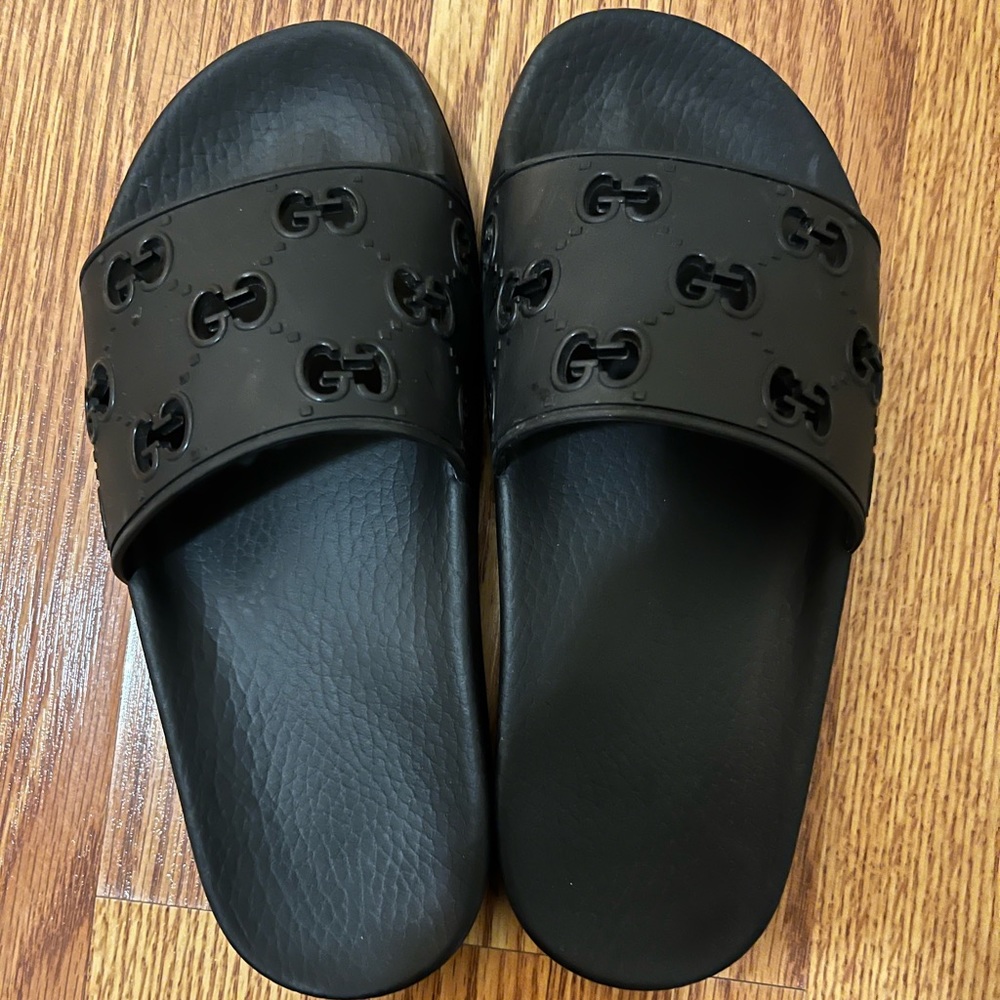 Rubber Pursuit G Slides Black